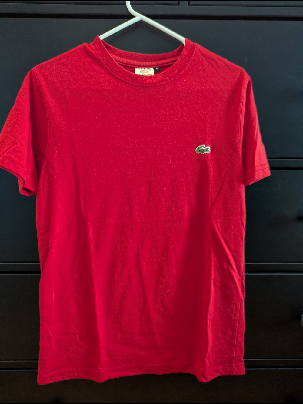 Lacoste Red Crew Neck Men's T-Shirt